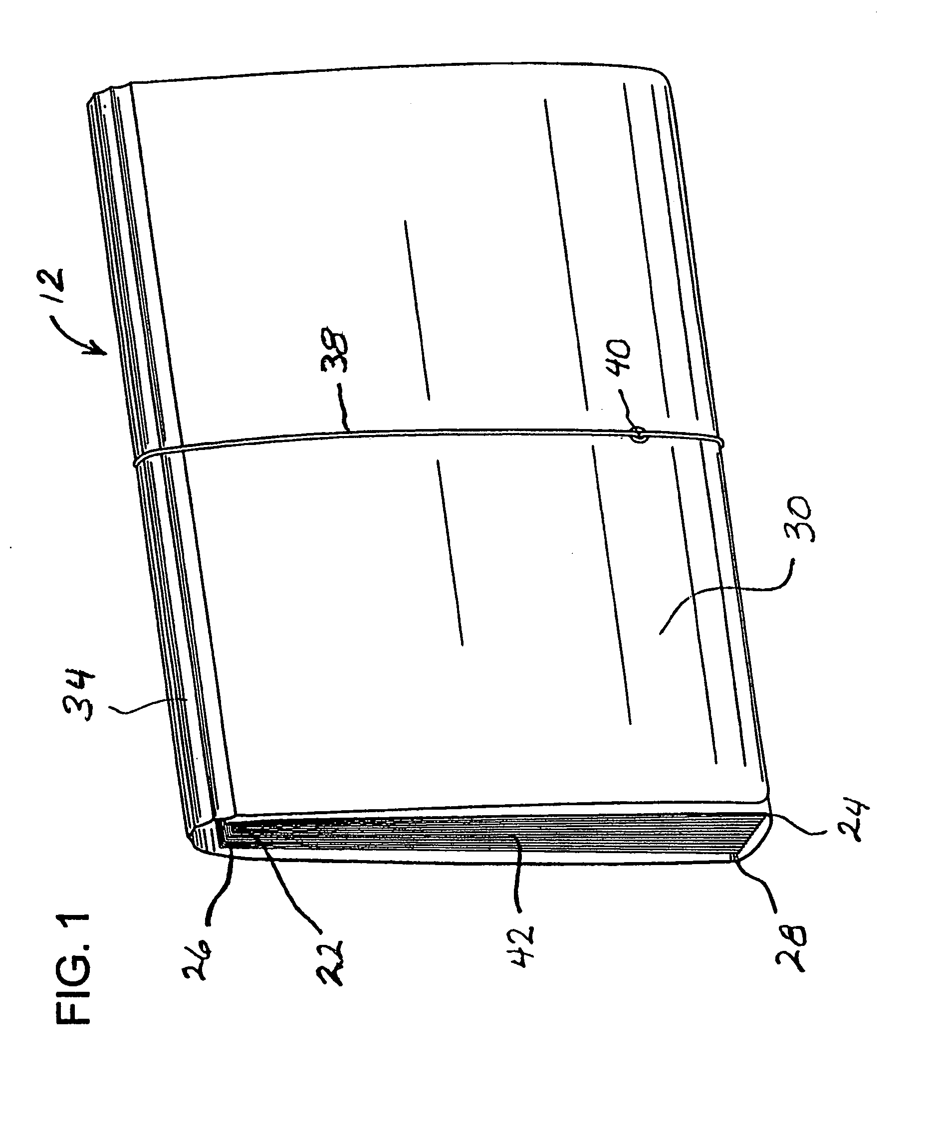 Expanding file with multisize pocket dividers