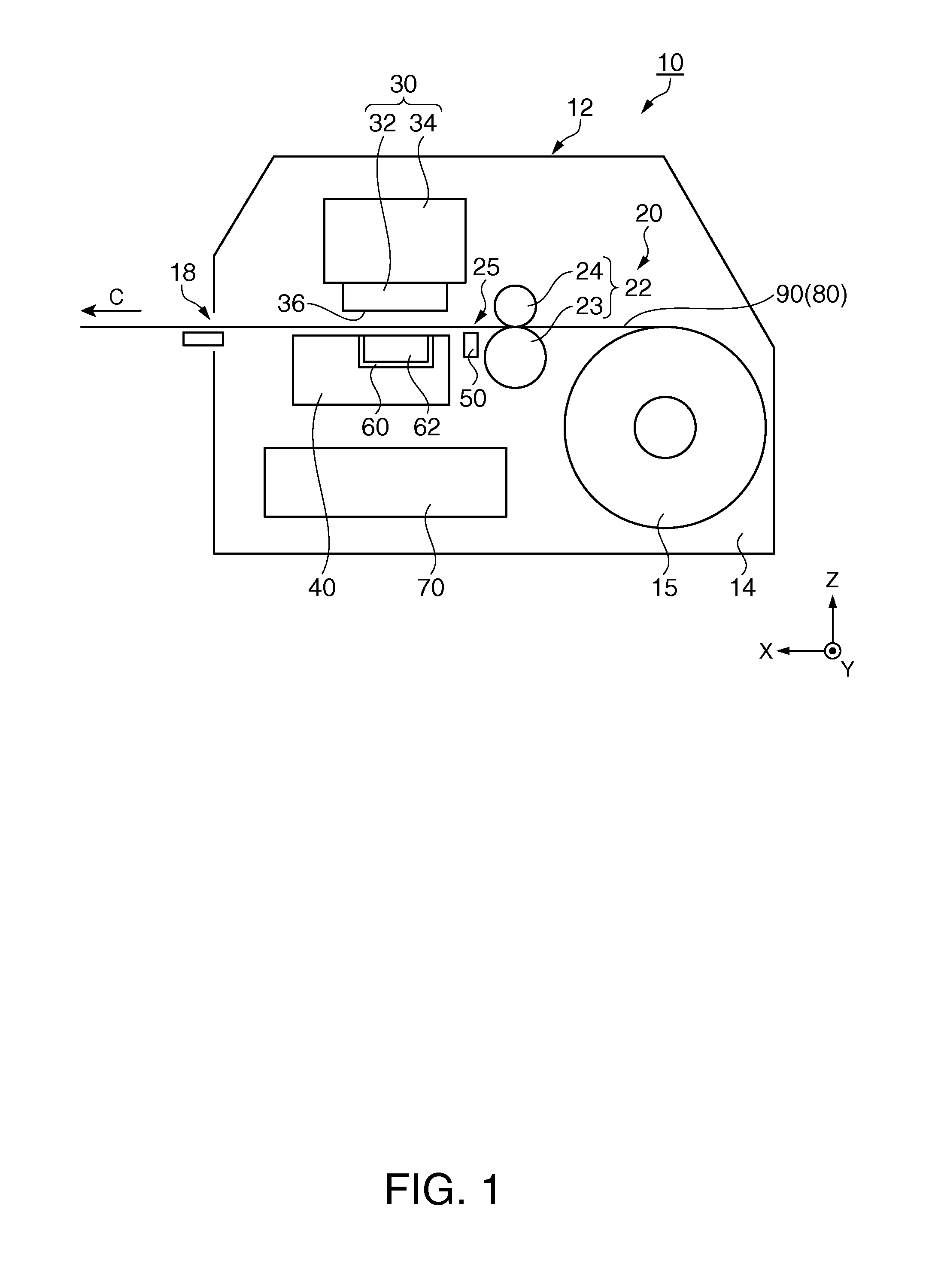 Paper used in an inkjet printer, and preliminary ejection method for an inkjet printer