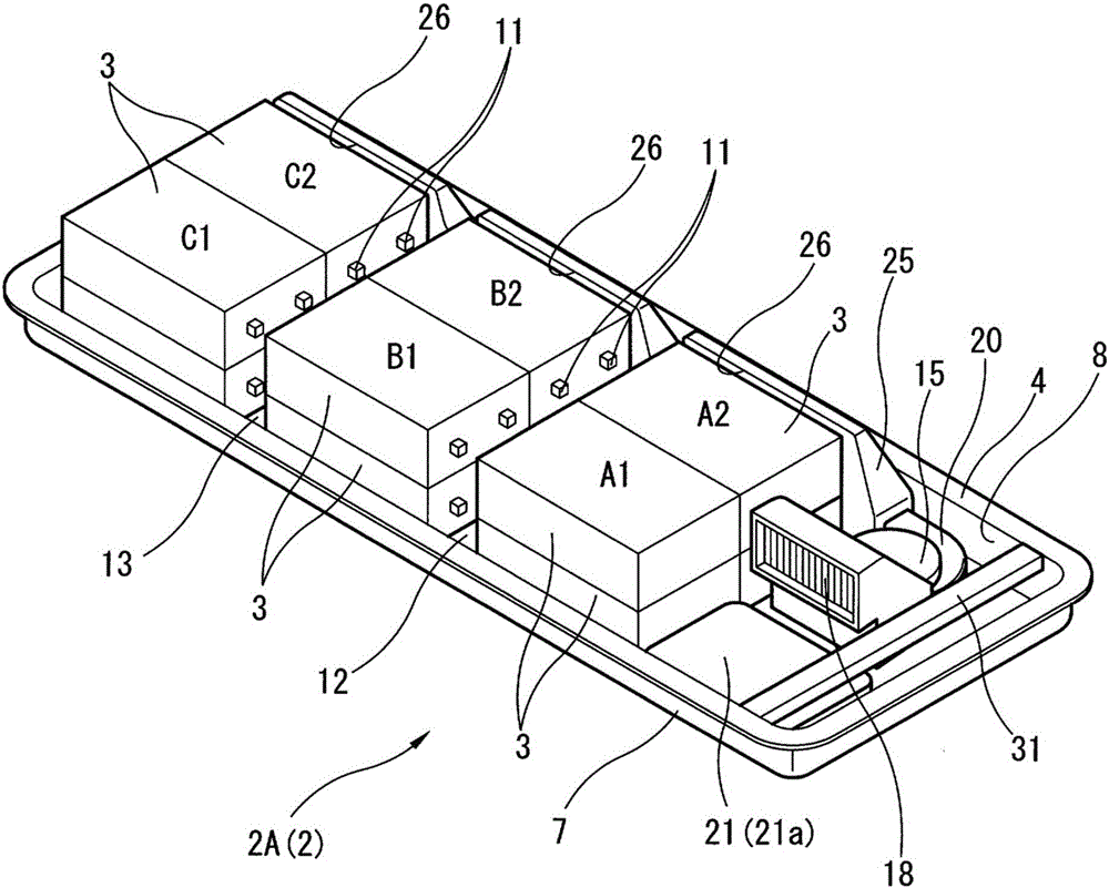 Battery pack for vehicle