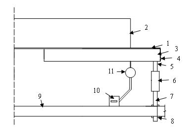 Differential settlement producing device and method for thin-walled cylindrical shell structure test