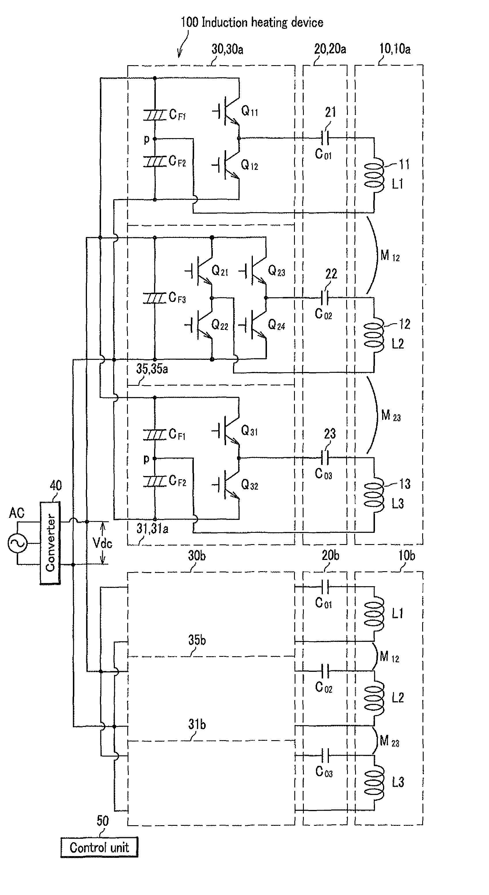 Induction heating device, control method thereof, and control program thereof