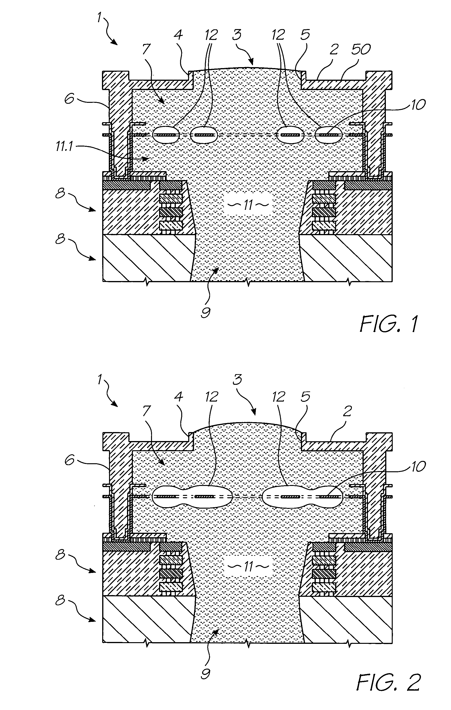 Printhead heaters with short pulse time