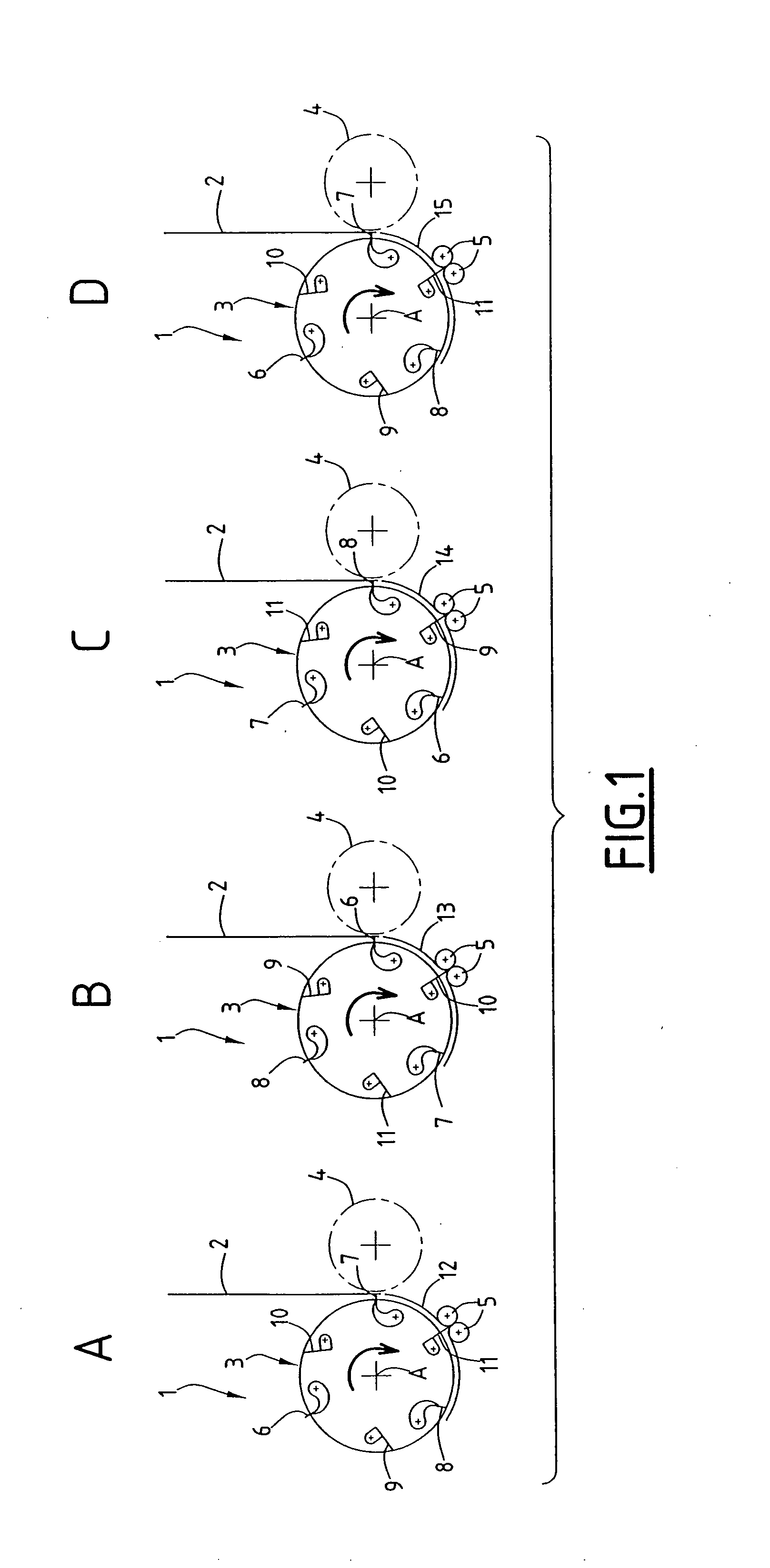 Folder having a retractable covering cam for changing operating mode