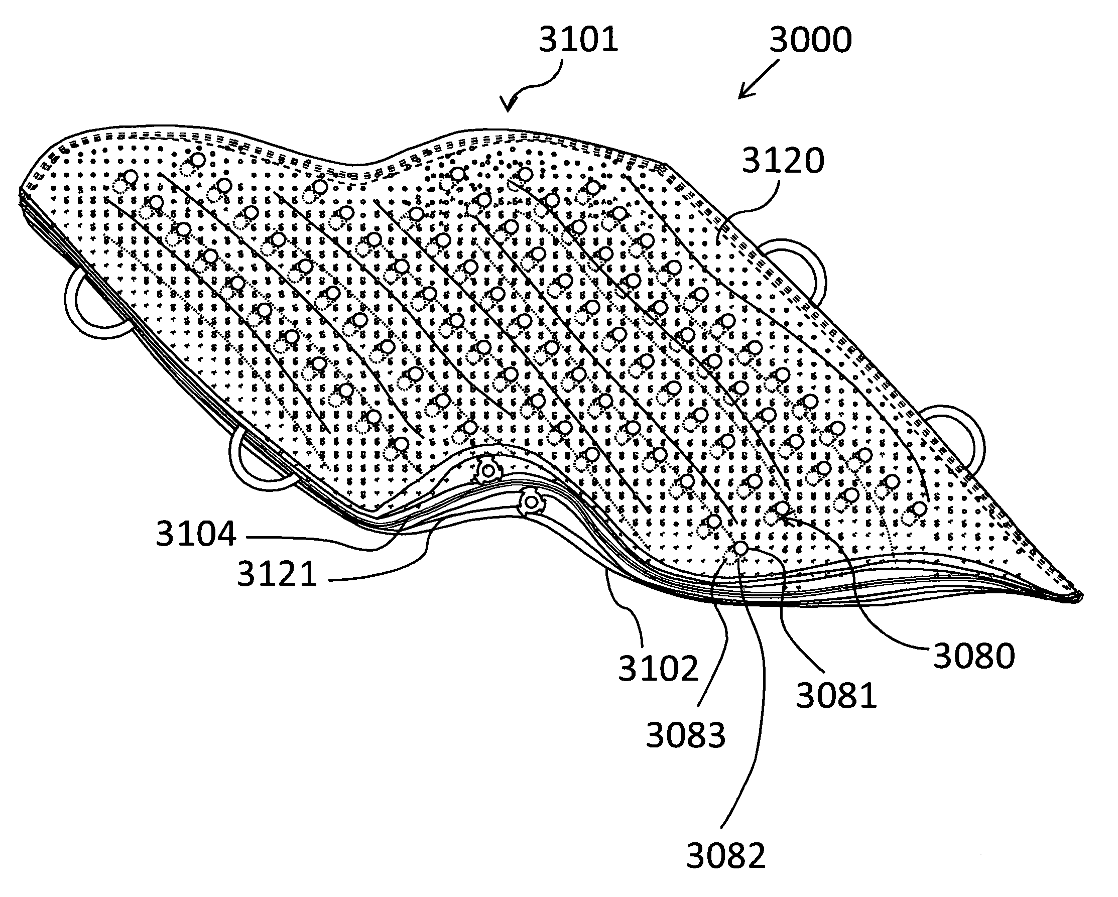 Patient lifter with intraoperative controlled temperature air delivery system