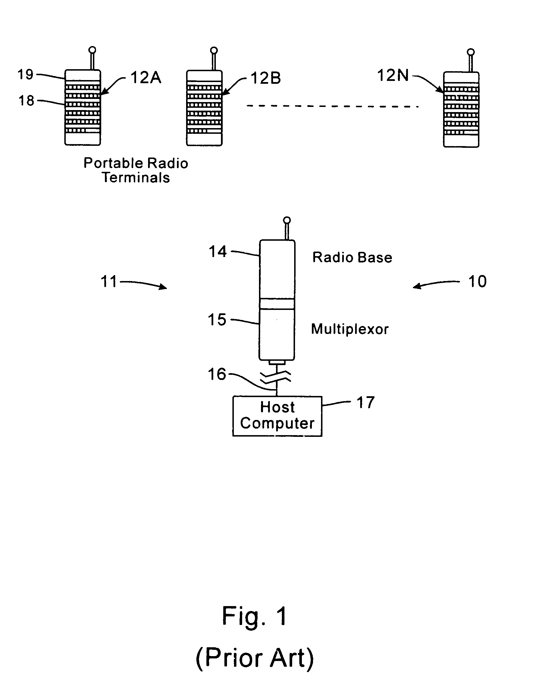 Low-power messaging in a network supporting roaming terminals