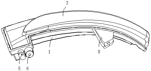 Vehicle rearview mirror device with reminder function