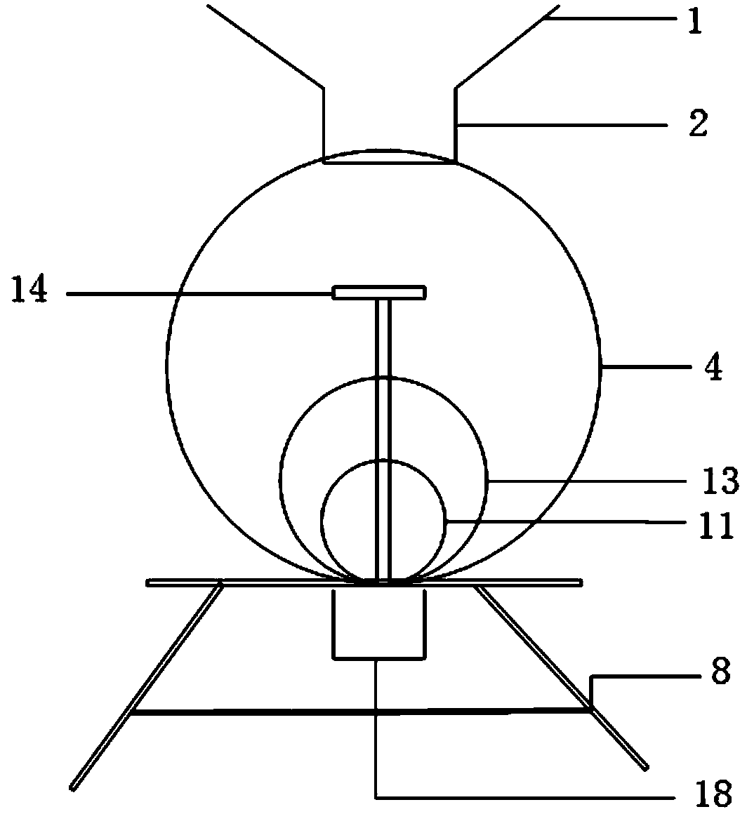 Device and method for improving removal rate of offshore algae bloom by utilizing modified clay powder