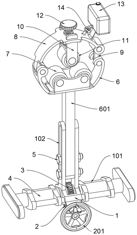 Slender shaft part machining device and machining process thereof