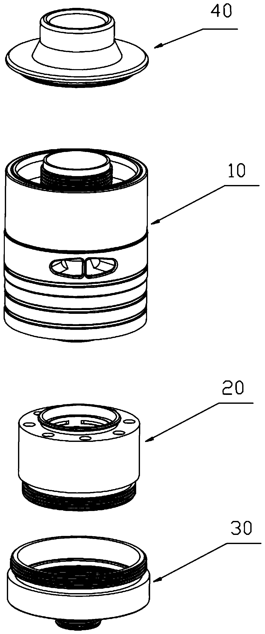 Atomization tube assembly, atomizer and electronic cigarette with the atomizer