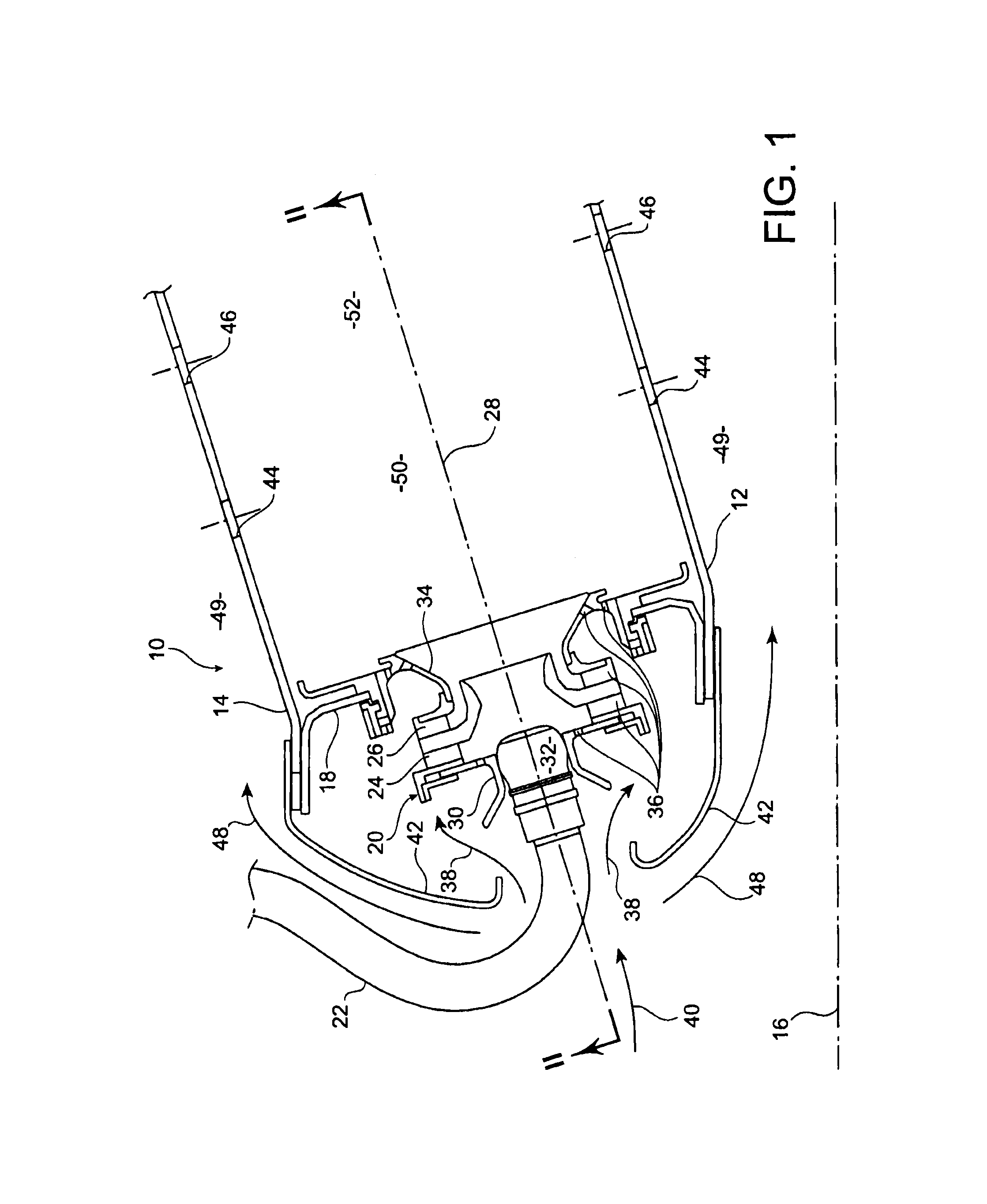 Combustion chamber for a turbomachine including improved air inlets
