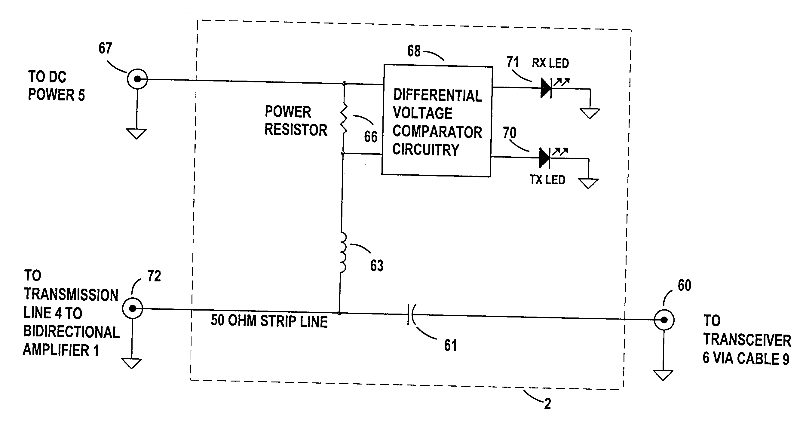 Temperature compensated RF circuitry