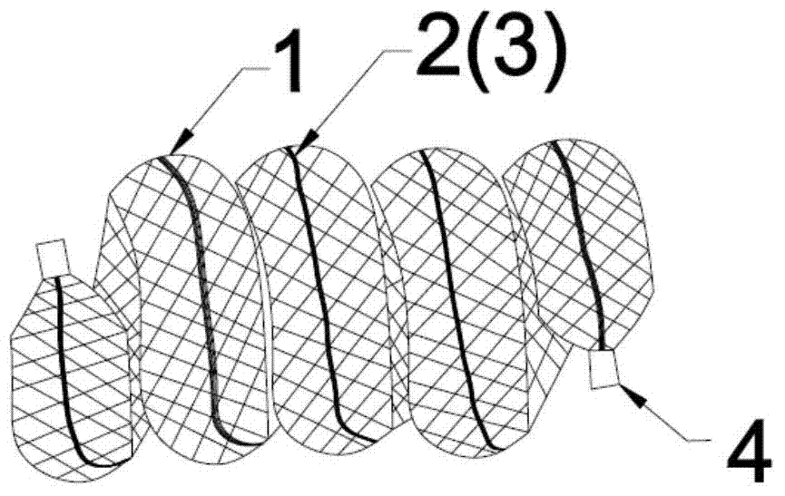 Mesh spring ring and manufacturing method thereof