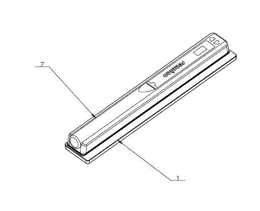Rolling scanister of handheld portable scanner