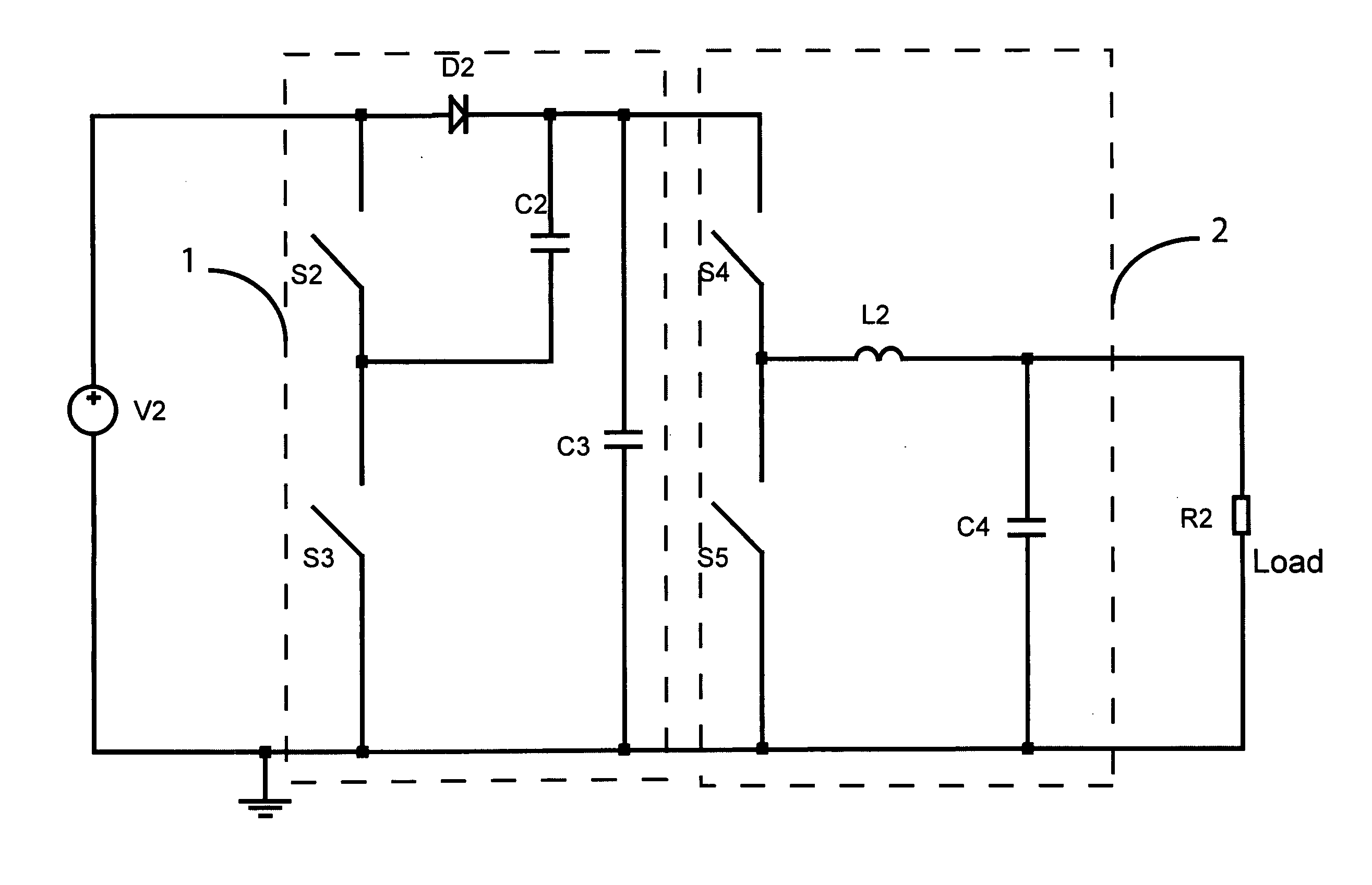 Hysteretic CL power converter