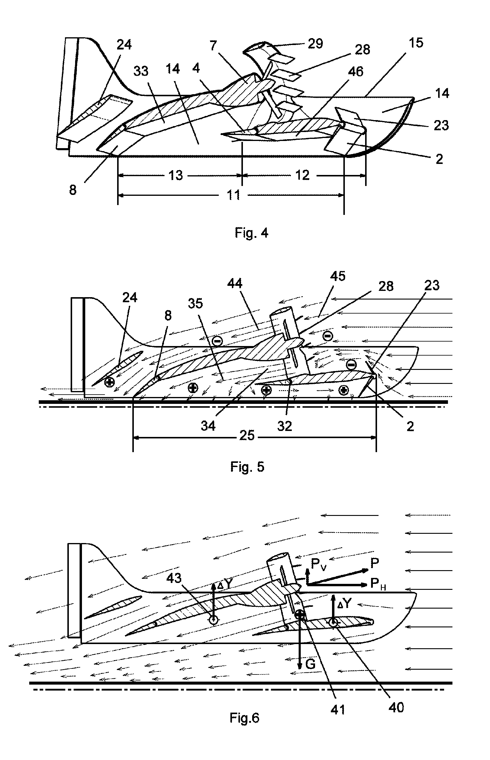 Method for comprehensively increasing aerodynamic and transport characteristics, a wing-in-ground-effect craft for carrying out said method (variants) and a method for realizing flight