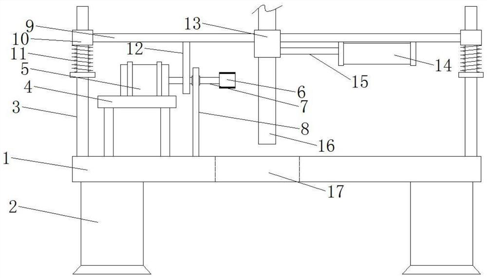 A linear slide grinding device