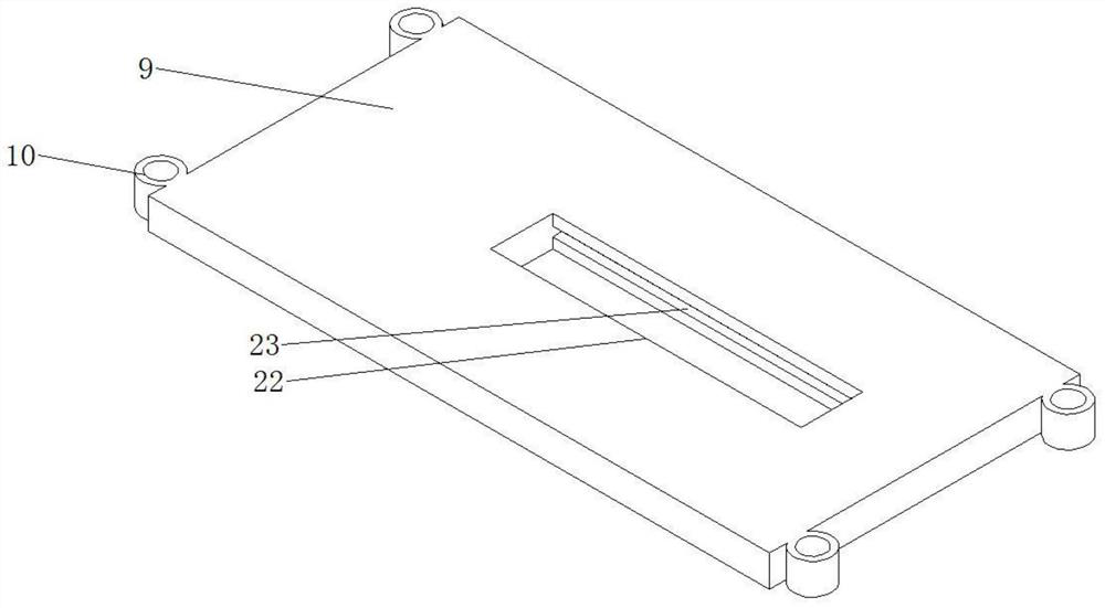 A linear slide grinding device