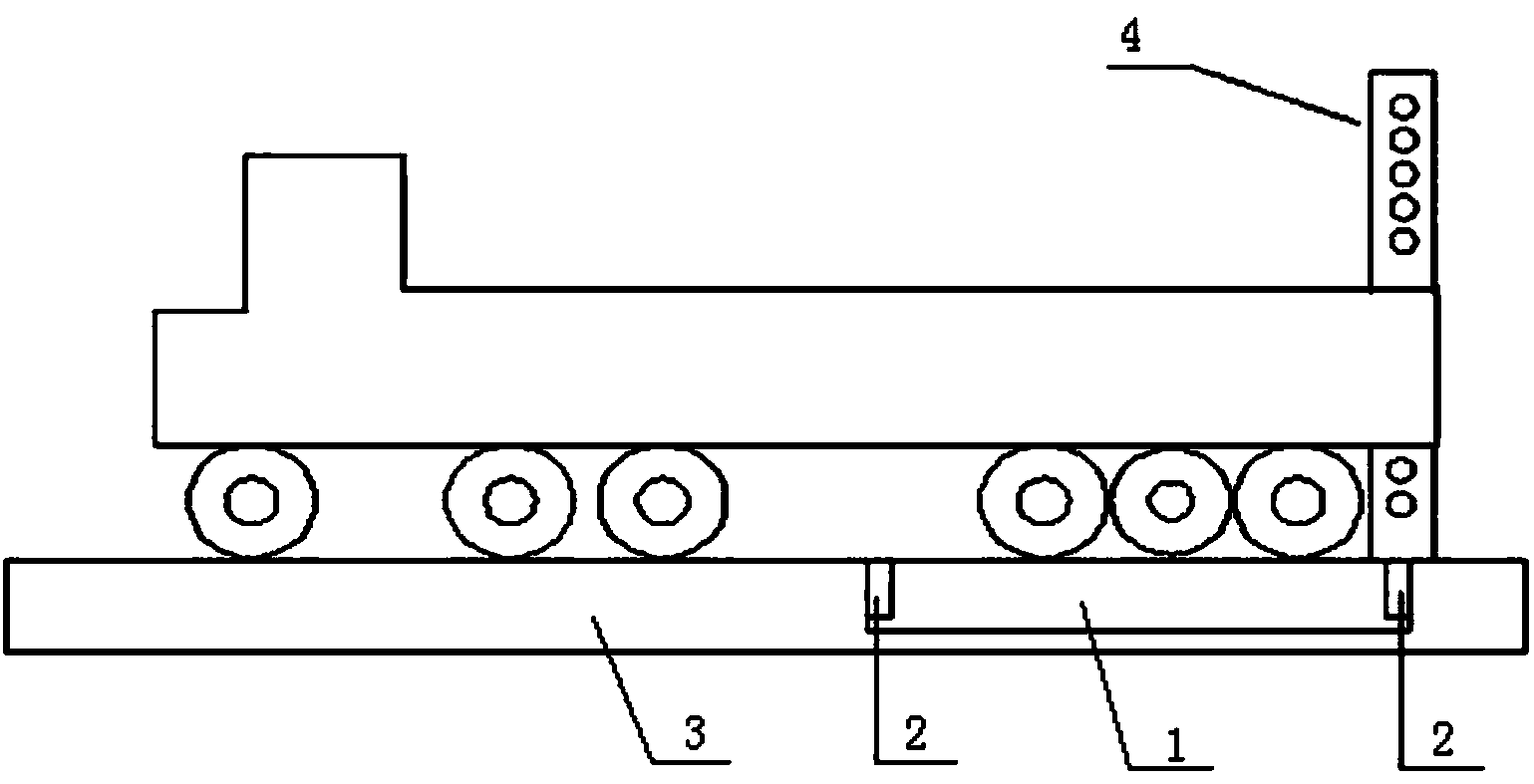 Coupling type automatic road scale