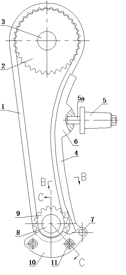 Timing drive mechanism for motorcycle engine