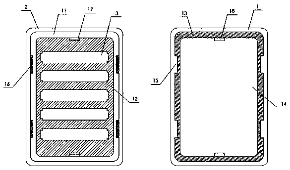 Moisture-proof plastic packaging box for hardware tool, and preparation method thereof