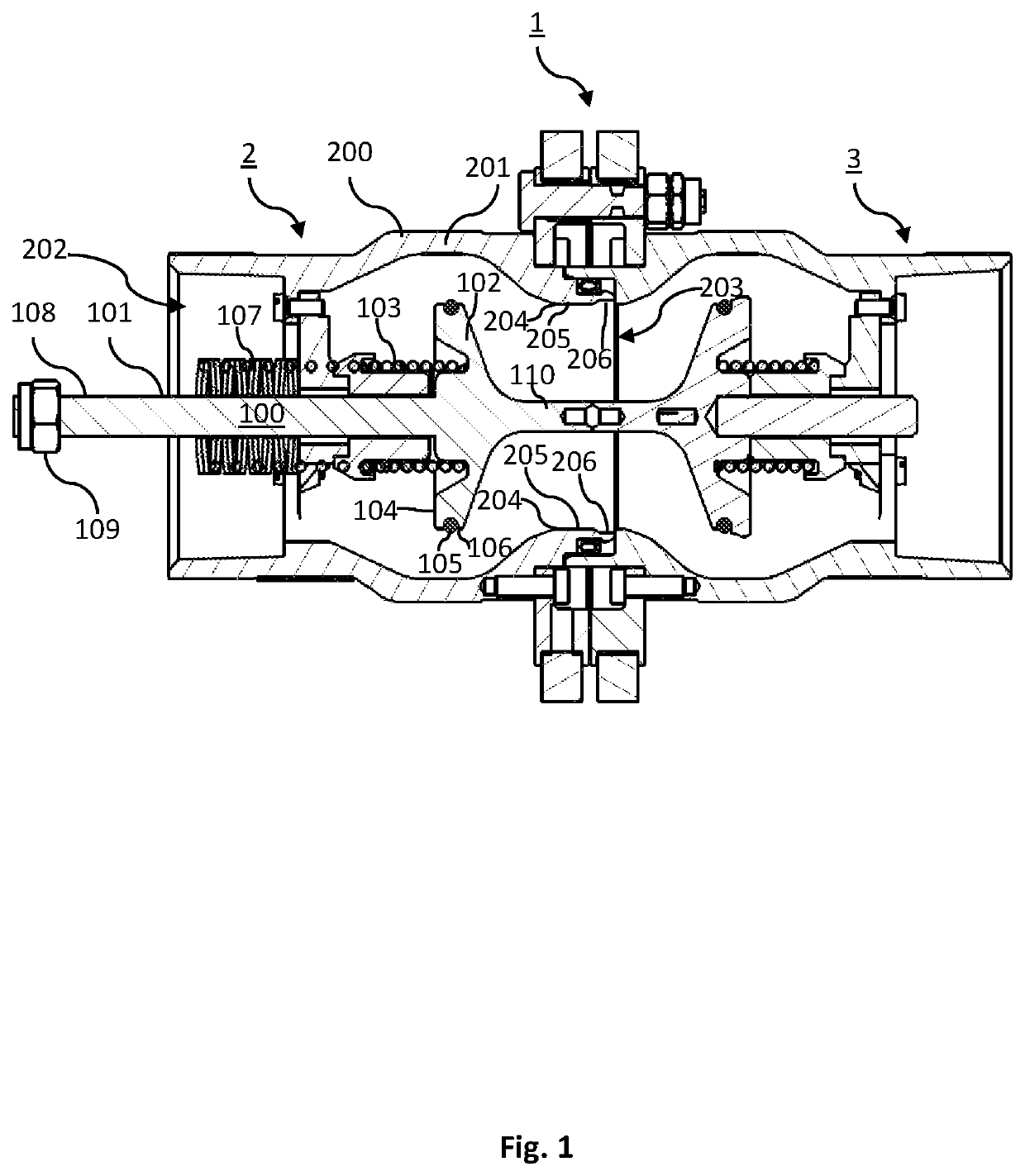 Improved coupling with pressure relief