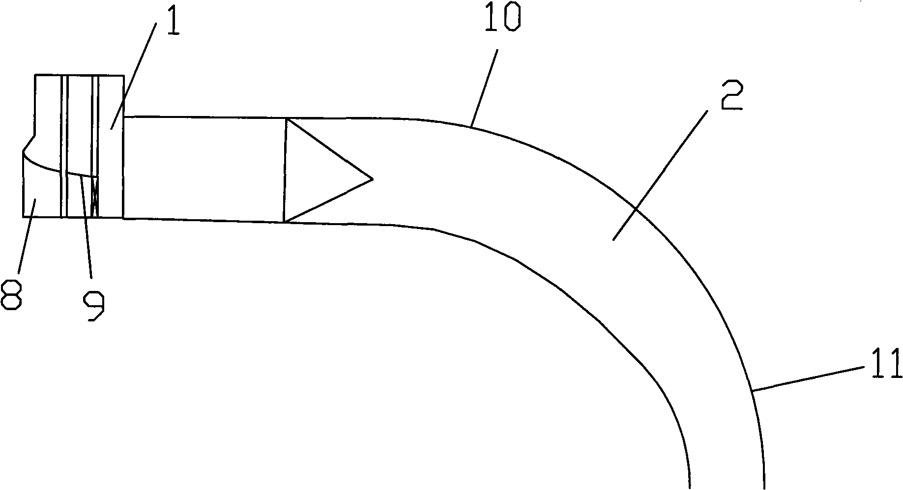 Method for rebuilding guide current hole to jet flow internal energy dissipating drilled shaft flood discharge hole
