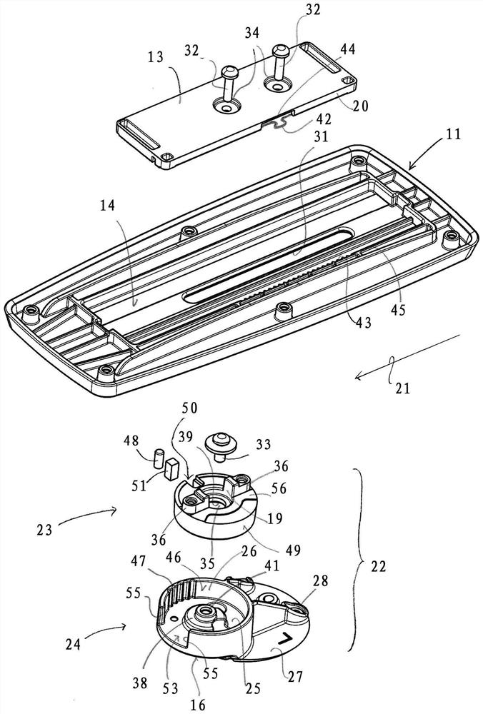 Armrest, in particular for an office chair