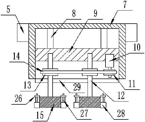Automatic wall grinding device for buildings