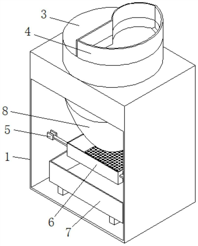 Grinding device for pepper particle processing