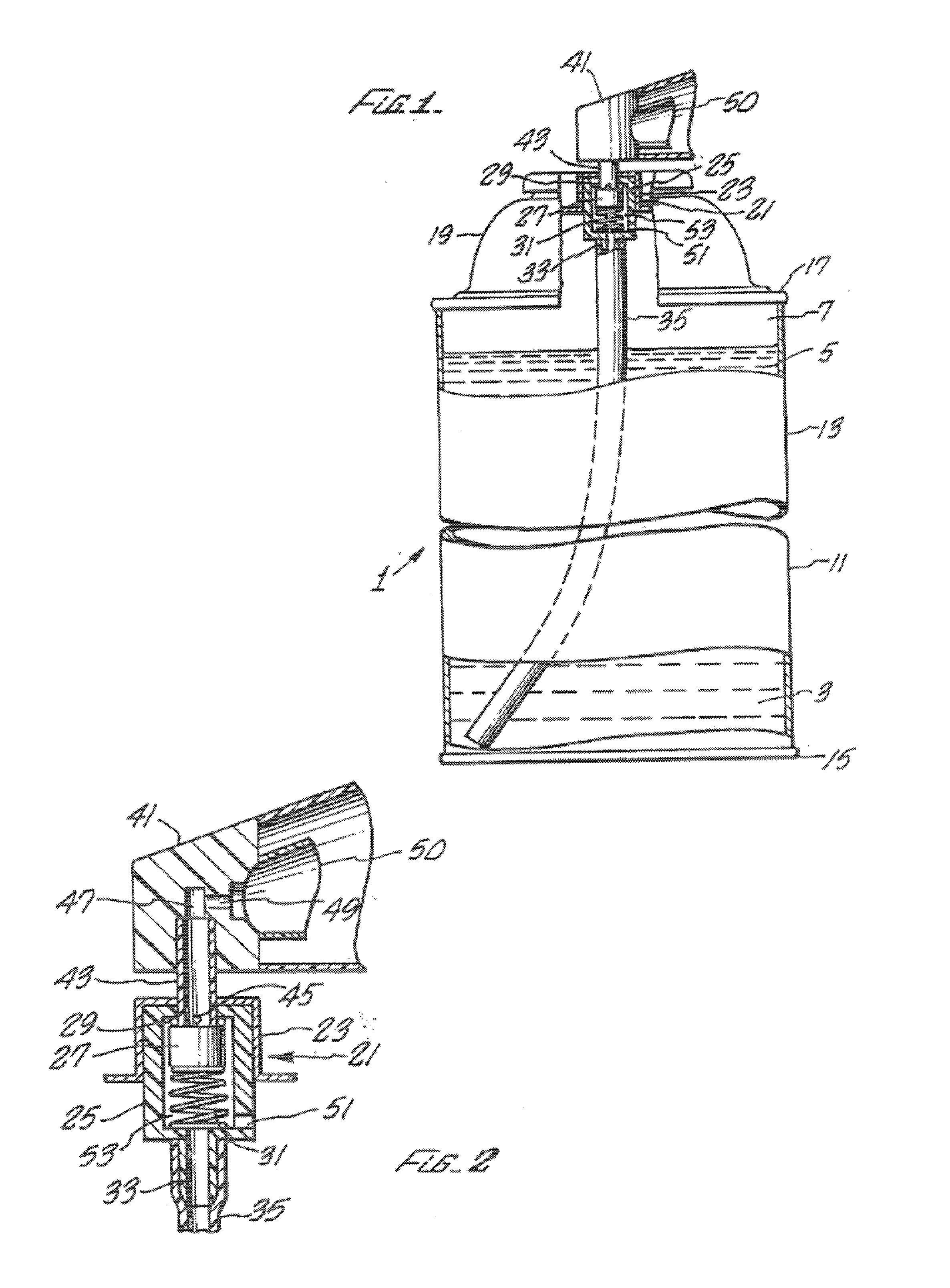 Apparatus for dispensing a bird haze product from a can