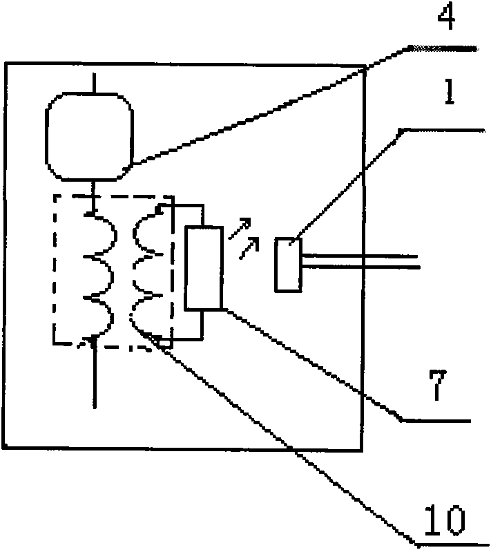 Online detection device of surge protective device