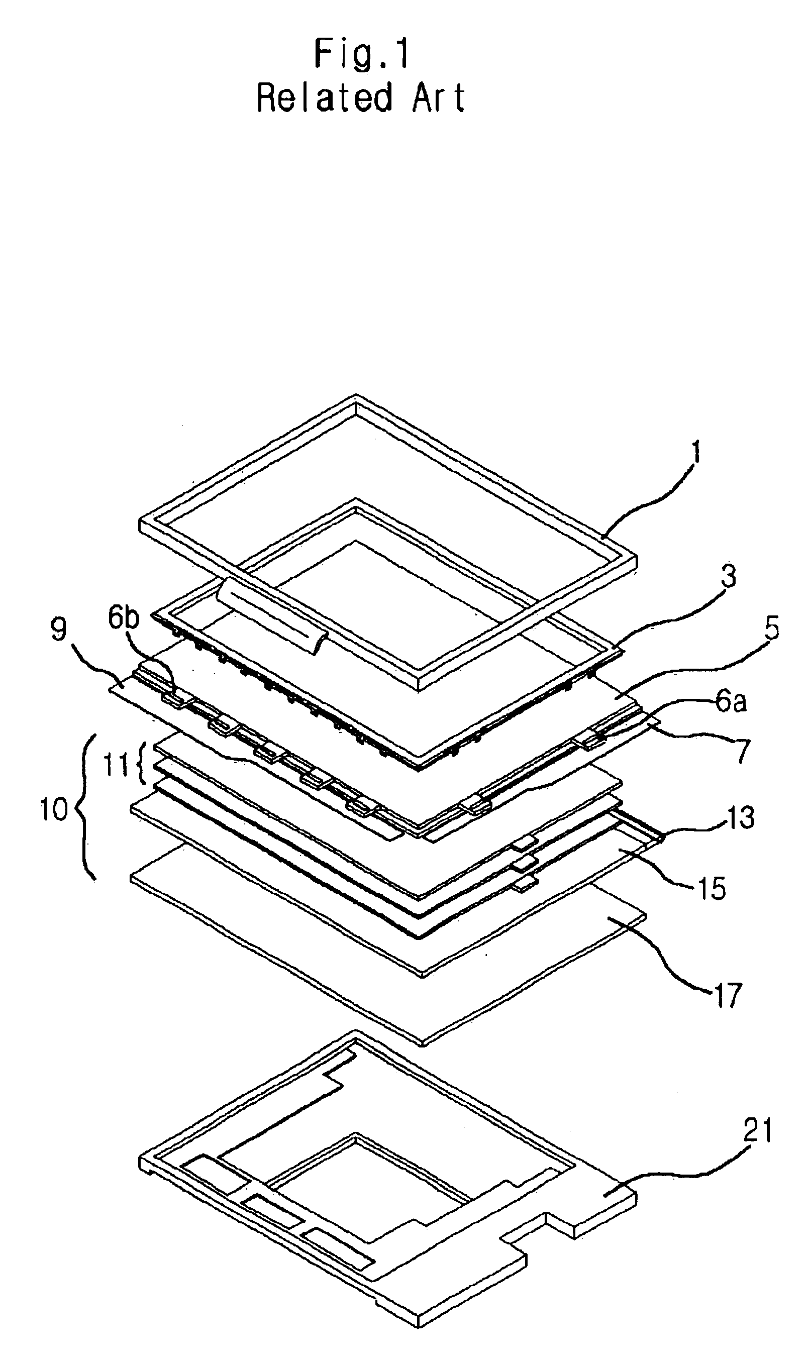 Mold frame structure of liquid crystal display