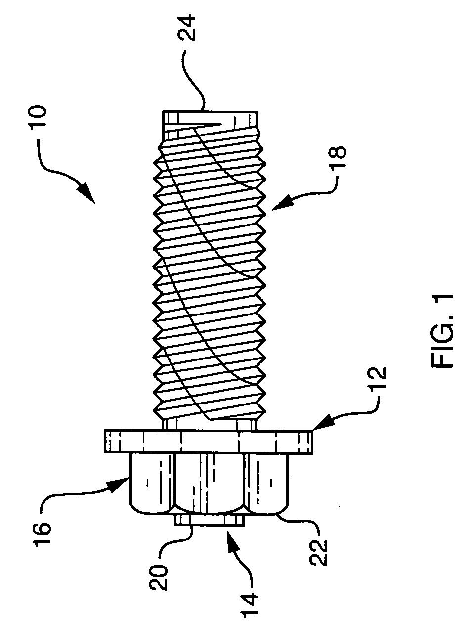 Thread forming fasteners for ultrasonic load measurement and control