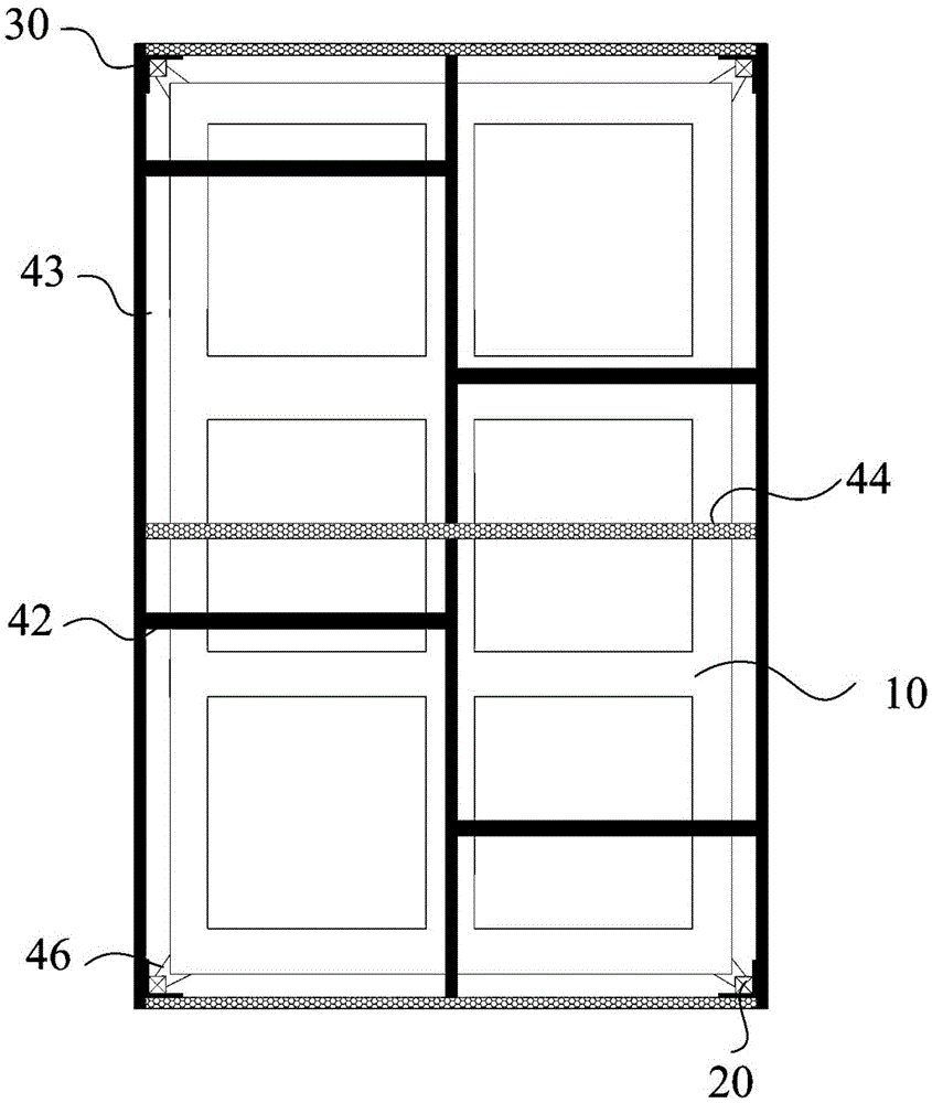 Block-distributed 3D printing device and printing method thereof