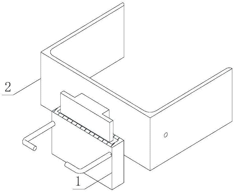 A flexible connection device and method for a masonry filling wall and a main frame