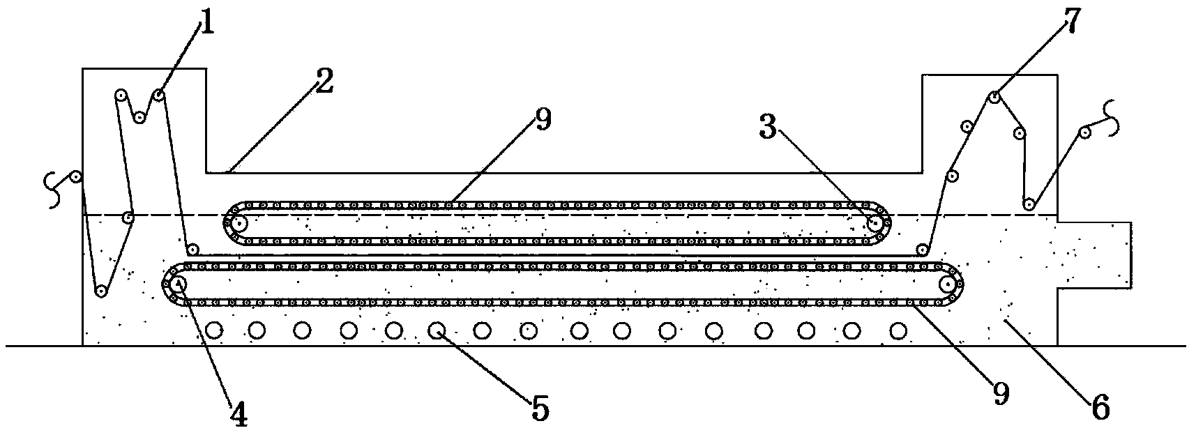 Open-width alkali deweighting machine