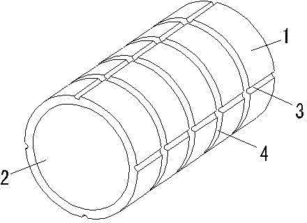 Telescopic copper pipe component