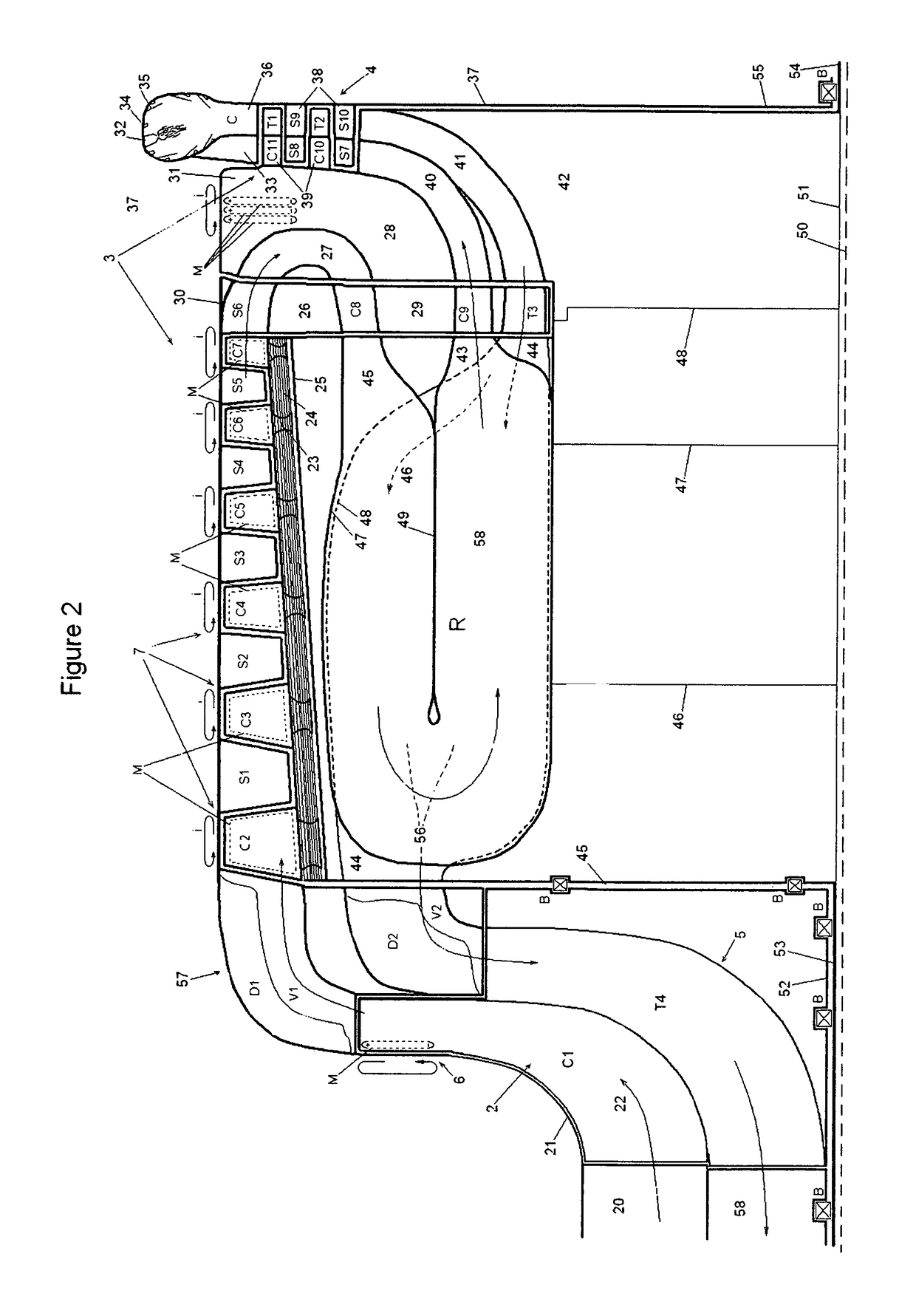 Multiple motor gas turbine engine system with auxiliary gas utilization