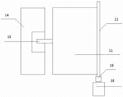 A locking mechanism for the enclosure door in a treadmill for boars