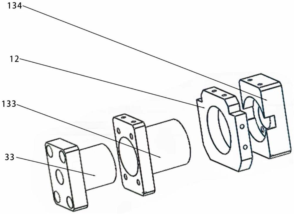 Transmission support and sliding device