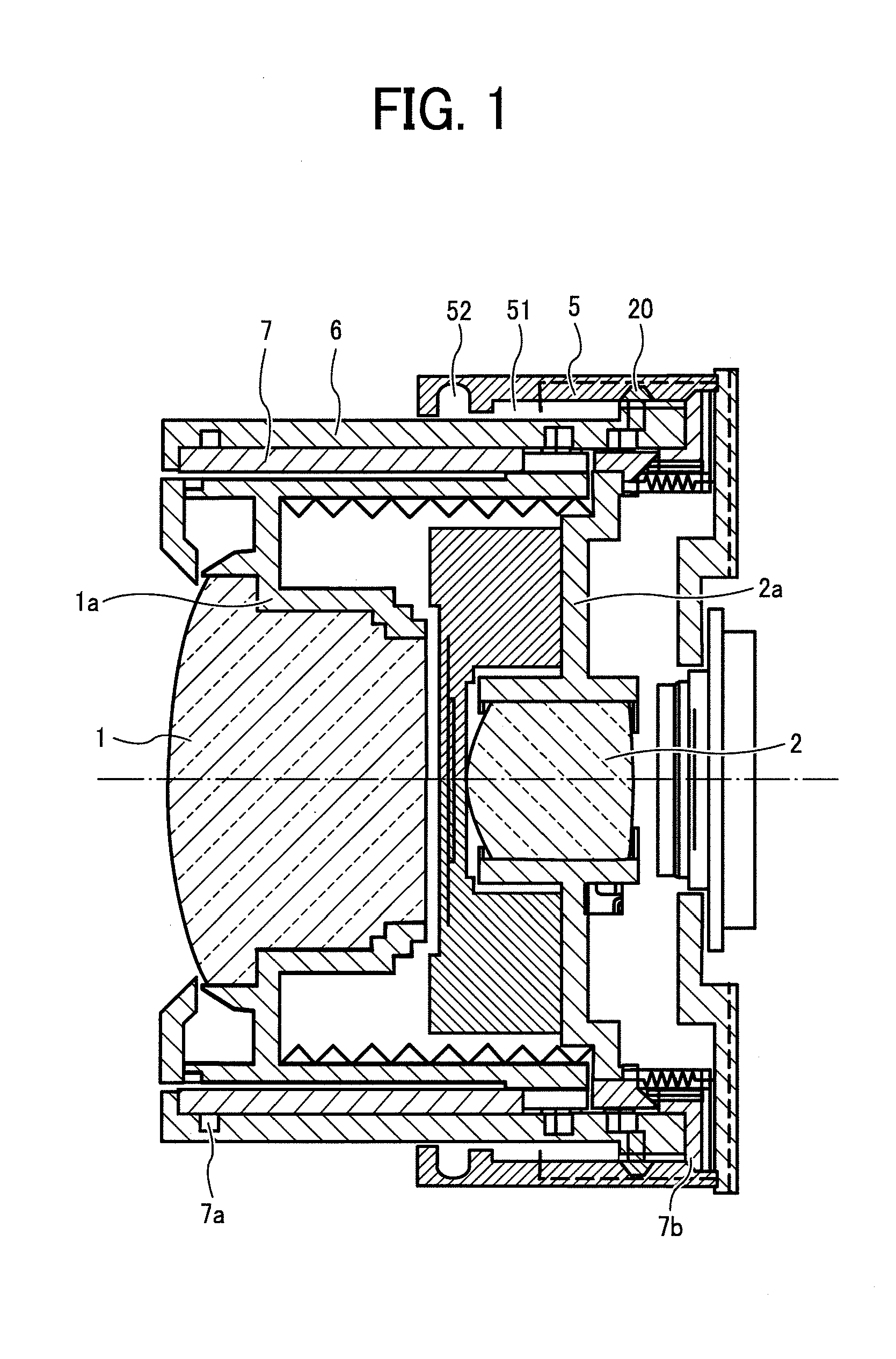 Lens driving device and image forming apparatus