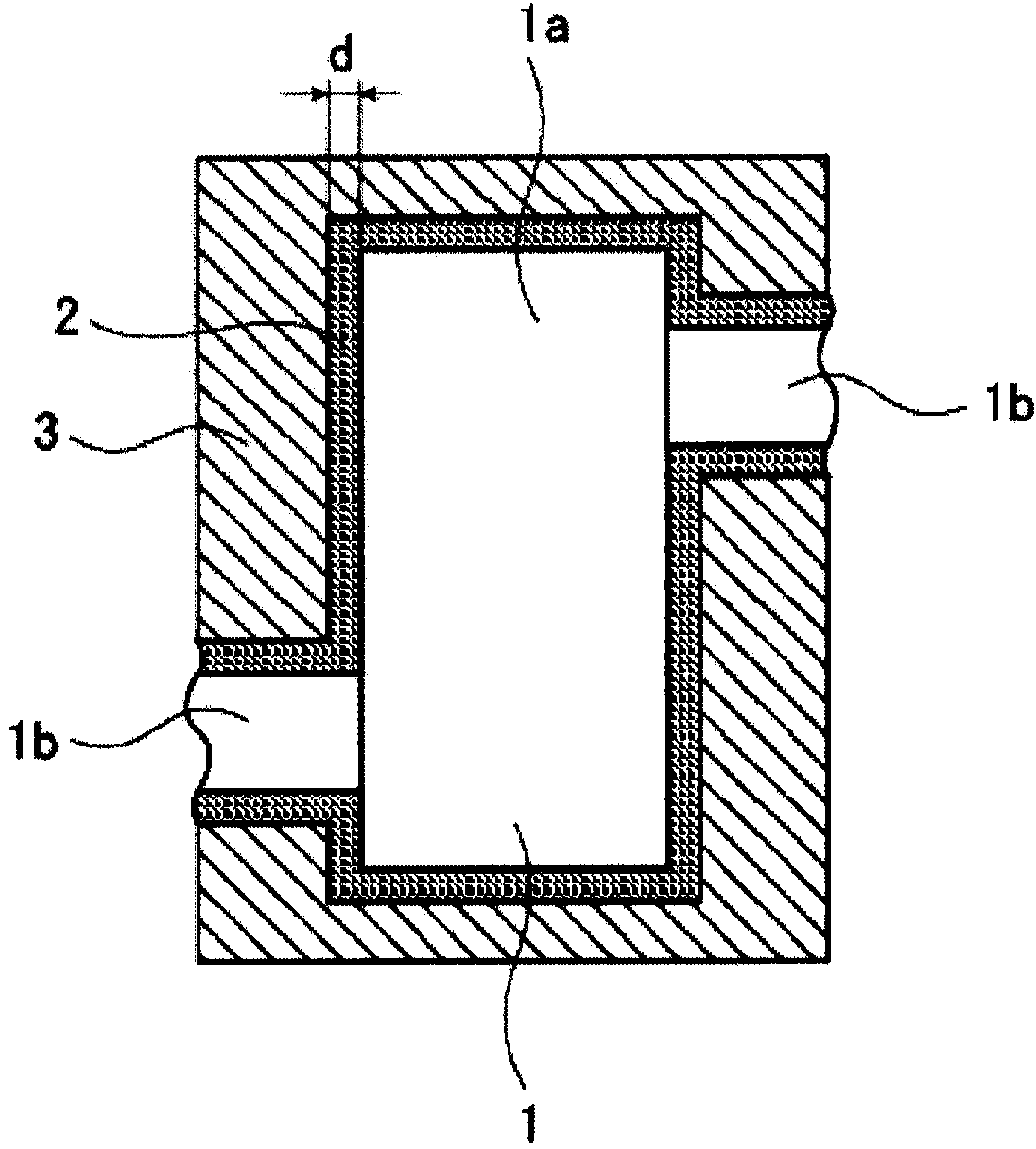 Molten glass conveying equipment element, method for producing molten glass conveying equipment element, and glass manufacturing apparatus