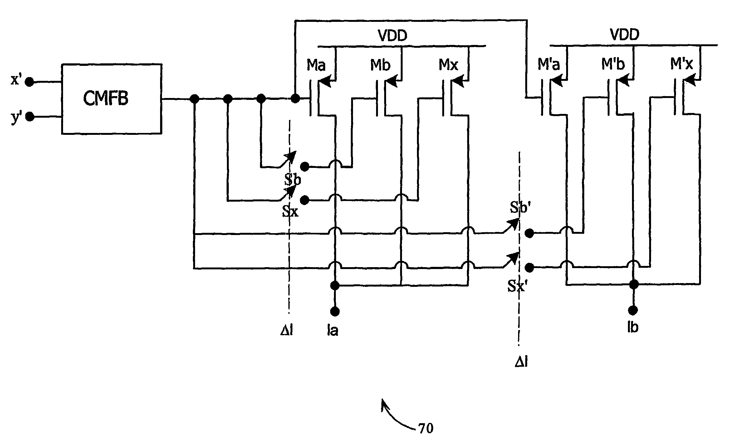 Method for reducing IM2 noise in a down conversion circuit
