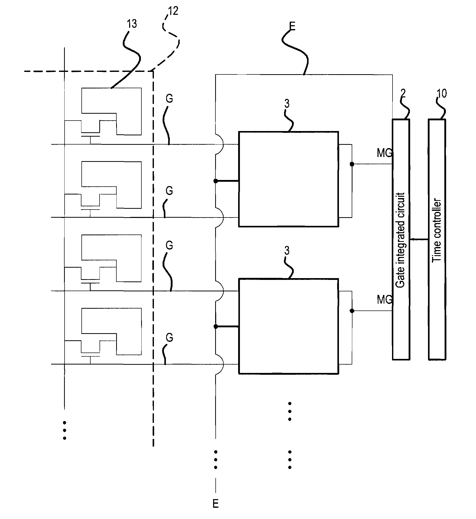 Scan drive control system and method for liquid crystal panel and computer program product thereof