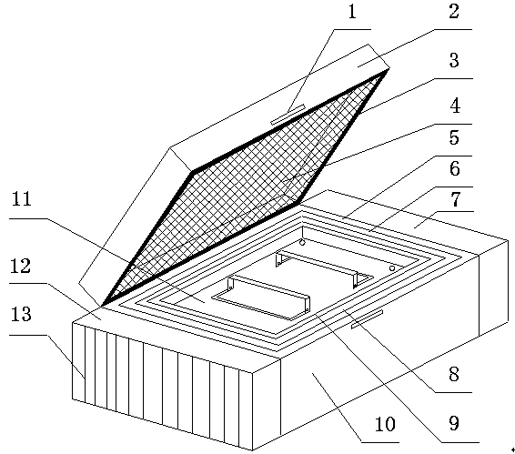 A power amplifier having a shielding function