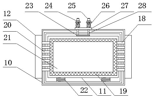 A power amplifier having a shielding function