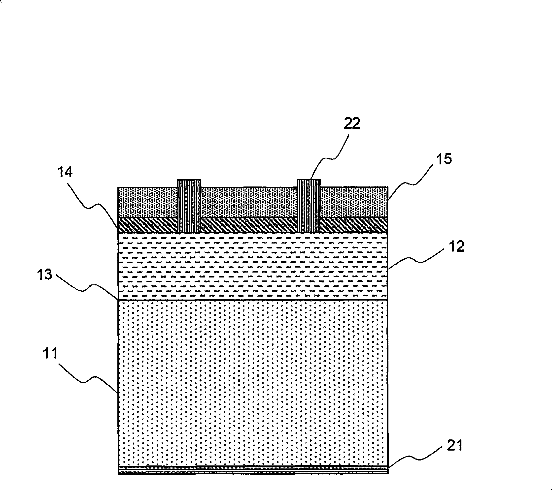 Solar cell of high efficiency and process for preparation of the same