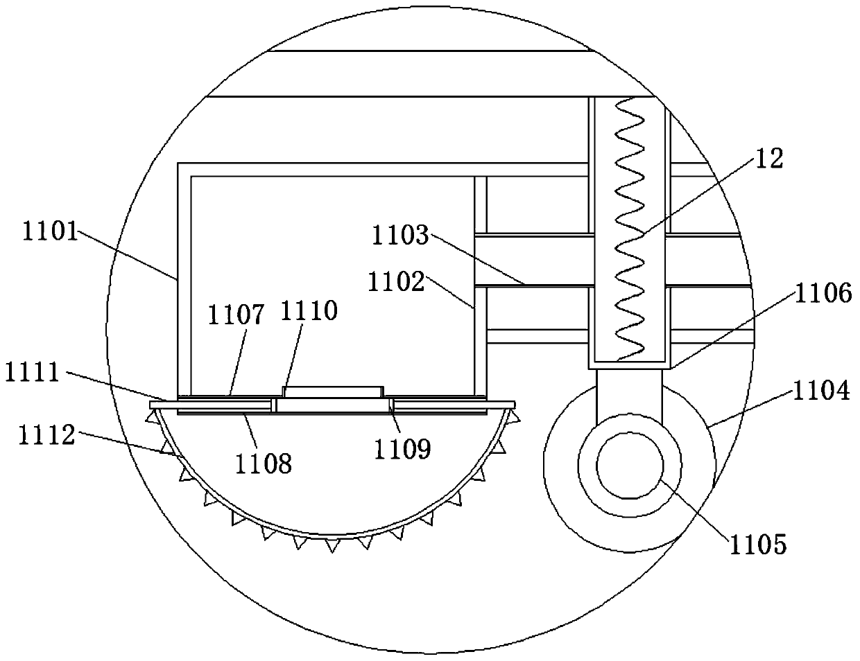 A training device for basketball attack against layup