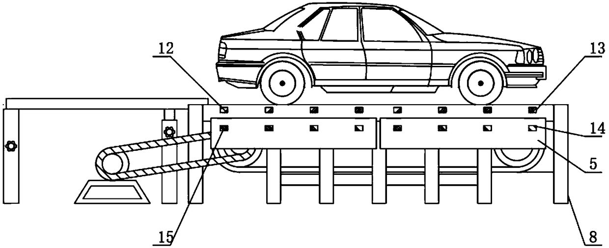 Safety protection device for automobile conveying line