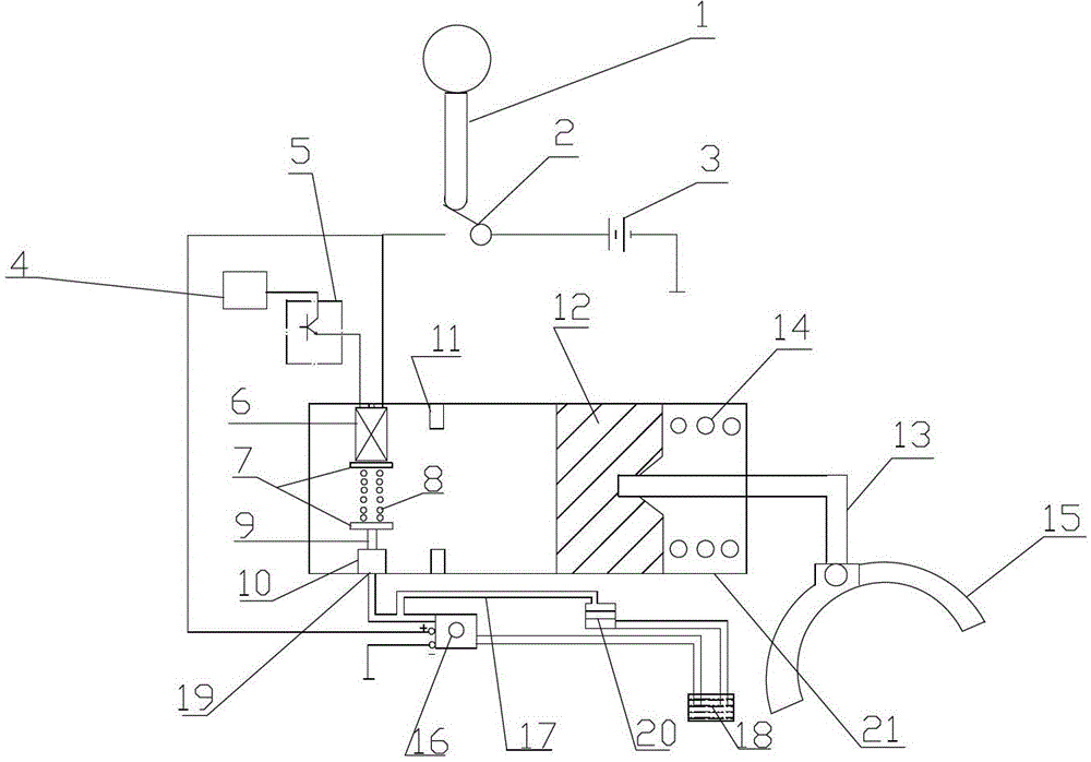 Hydraulic control system for reverse locks and operating method thereof